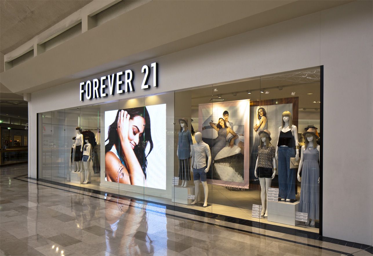 Tienda Forever 21 construida por Arquiconceptos en México